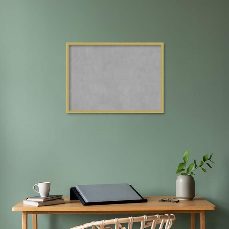 Amanti Art Svelte Polished Gold Framed Magnetic Board