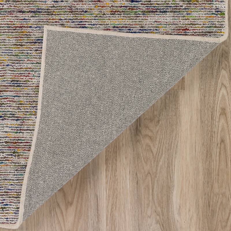 Addison Villager Textured Solid Wool and Viscose Area Rug