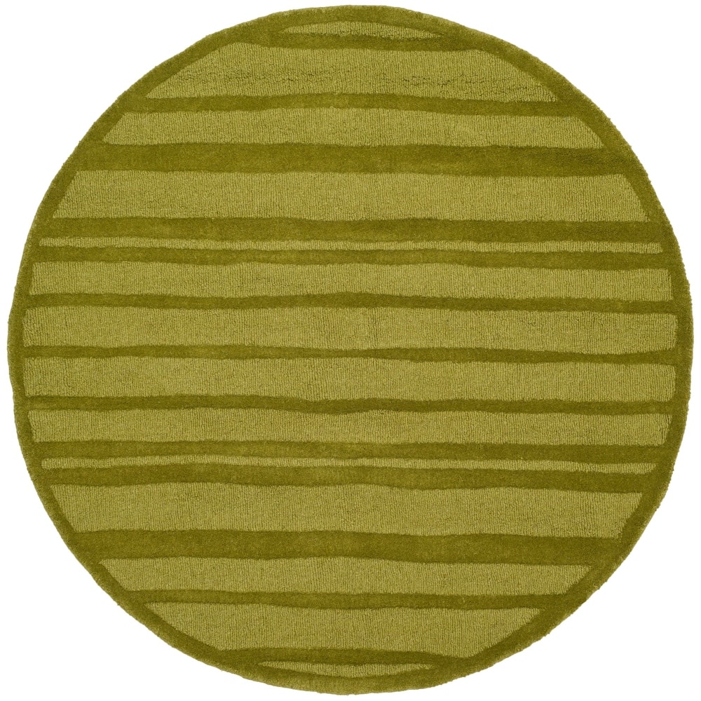 Martha Stewart by SAFAVIEH Freehand Stripe Wool Rug