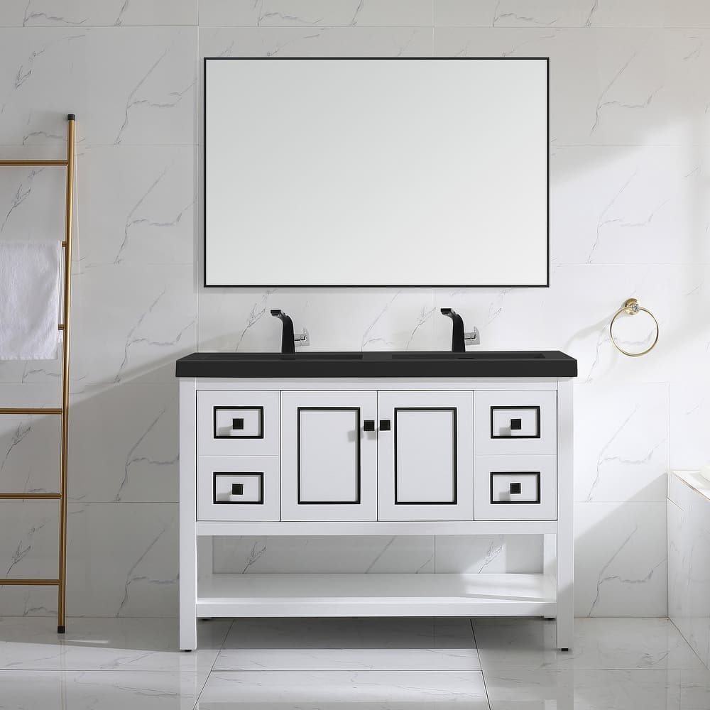 Davis 48" Double Bathroom Vanity Set