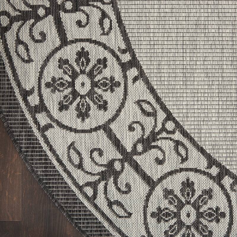 Nourison Garden Party Bordered Indoor/Outdoor Area Rug