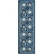 preview thumbnail 40 of 52, SAFAVIEH Evoke Leisa Floral Damask Boho Rug 2'2" x 7' Runner - Royal/Ivory - Runner