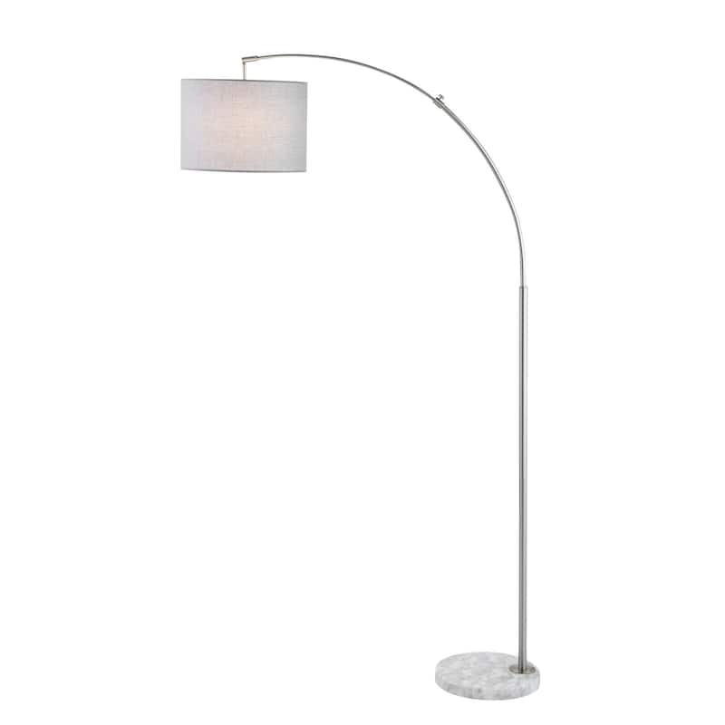 GetLedel 72-inch Modern Arch Floor Lamp with White Marble Base