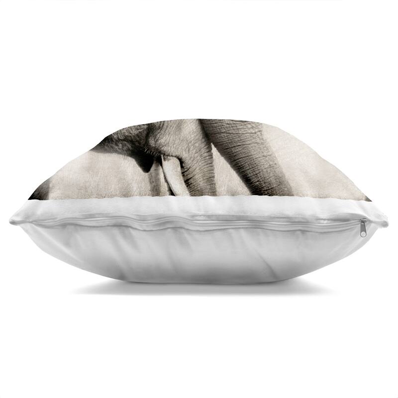 Stupell Elephant & Baby Hug Decorative Printed Throw Pillow Design by CAD Designs