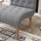 preview thumbnail 20 of 19, Upholstered Accent Lounge Chair for Bedroom Living Room Armless Slipper Chair with Wood Legs