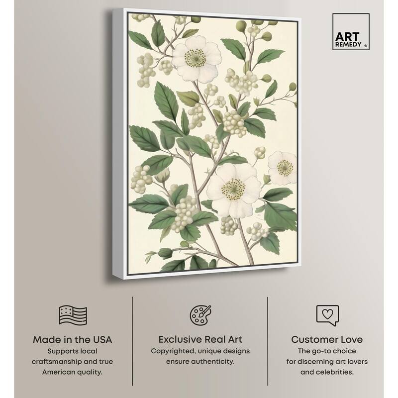 White Cherokee I Canvas by Art Remedy