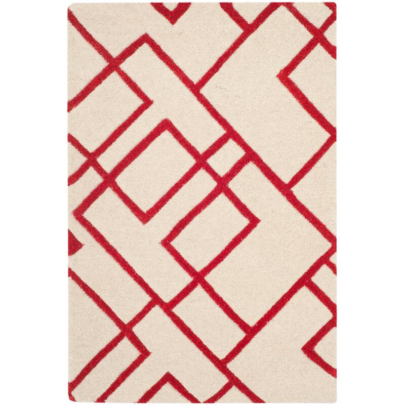 SAFAVIEH Handmade Soho Gulsevim Deco N.Z. Wool Rug