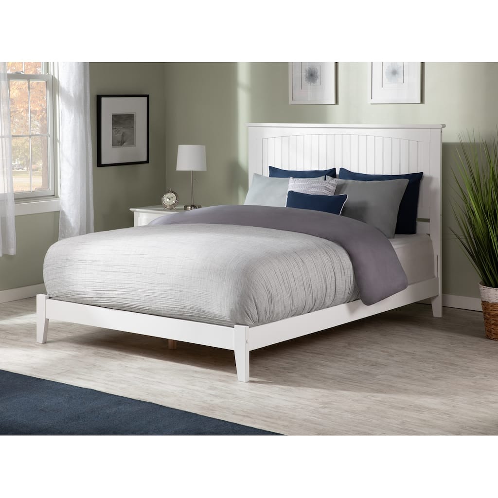 Nantucket King Platform Bed in White