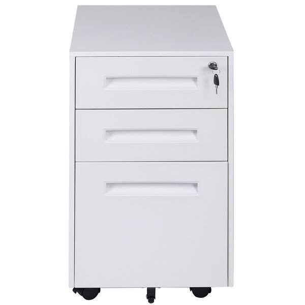 Shop Rolling A4 File Cabinet Sliding Drawer Metal Office Document