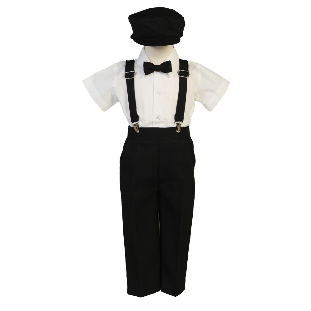 baby dress pants with suspenders