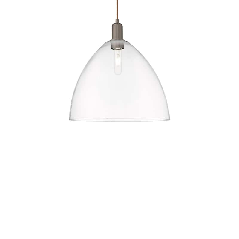 Innovations Lighting 716-1P-18-16 Bristol Pendant Bristol 16" Wide - Oil Rubbed Bronze / Clear