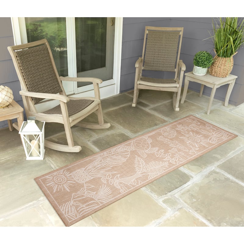 Liora Manne Carmel Collage Indoor/Outdoor Rug