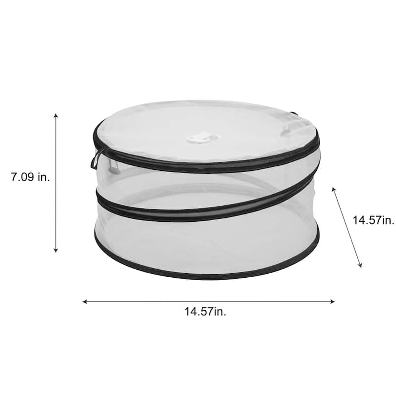 Kitchen Details 2 Pack Pop-Up Food Cover - 14.57" x 14.57" x 7.09"