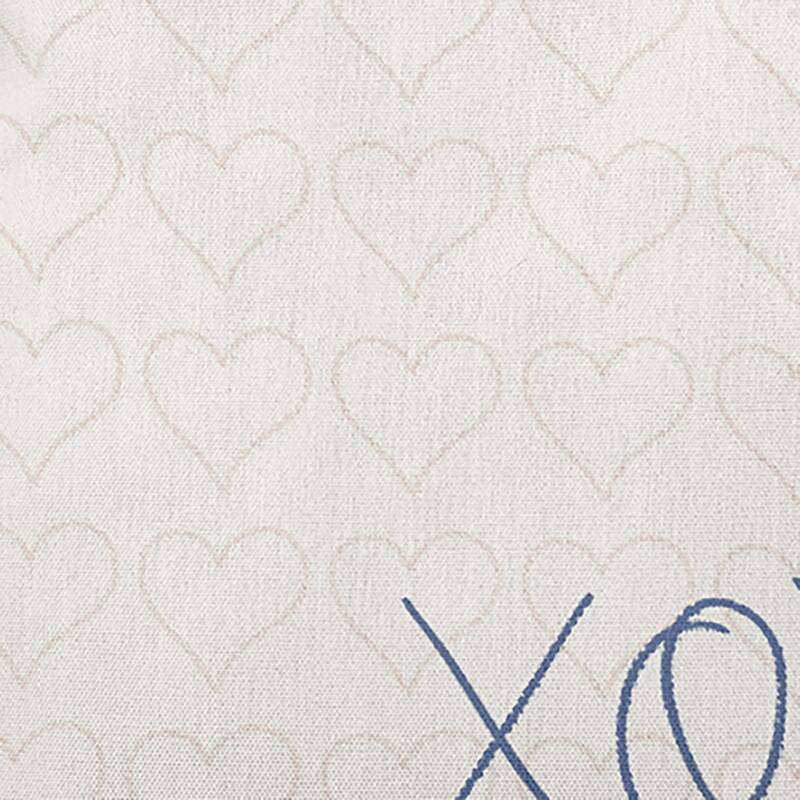 XOXO with Hearts Valentine's Day Decorative Indoor/Outdoor Pillow