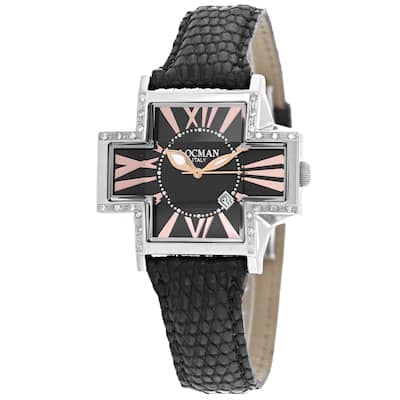 Locman Women's Diamond Plus Mother of Pearl Dial Watch - 181SBKD/BKKF - Mother of Pearl - 6 (36)