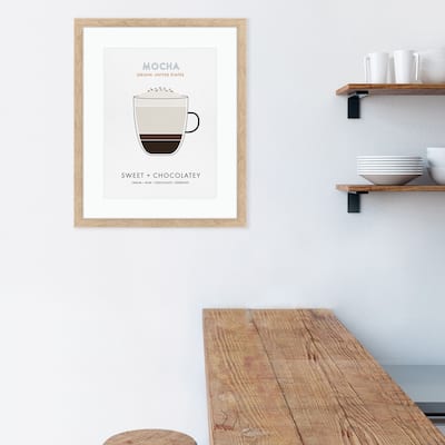 Paragon Mocha Framed Art