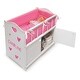preview thumbnail 11 of 12, Badger Basket Storage Doll Crib with Bedding and Free Personalization Kit - White - 22" x 12.25" x 22"