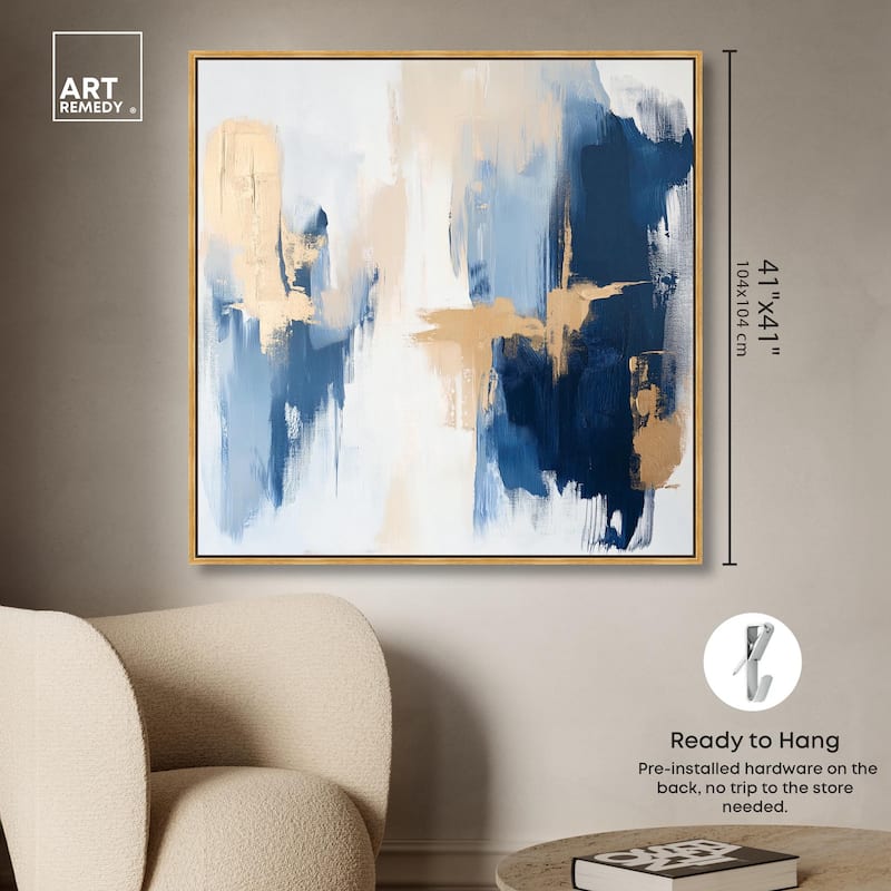 Tranquil Blue Depths II Canvas by Art Remedy