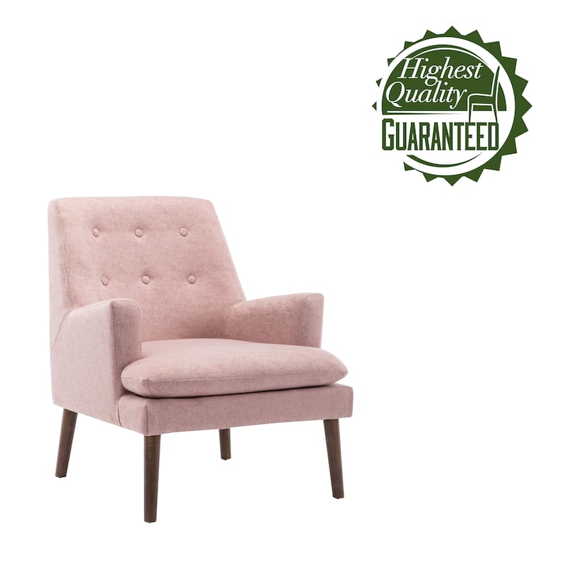 Porthos Home Gaelen Tufted Rubberwood Accent Chair
