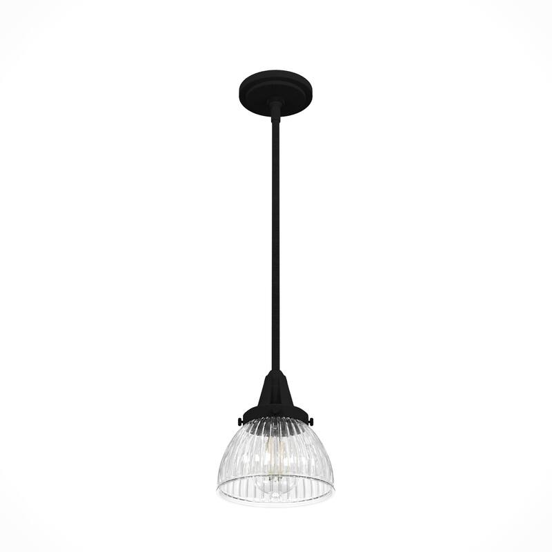 Hunter 7" Cypress Grove 1 Light Mini Pendant - Island, Dining, Entry, Hall - Industrial, Contemporary, Transitional