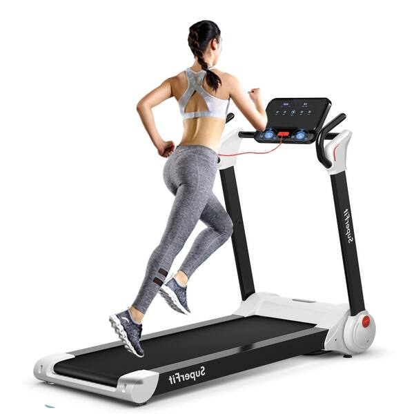 gymax folding electric treadmill