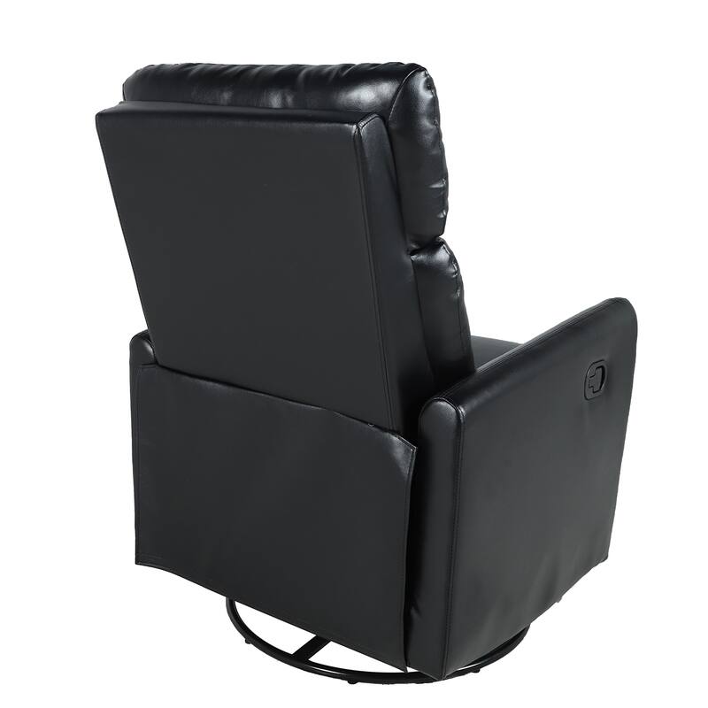 Lyle Manual Swivel Recliner with Metal Base