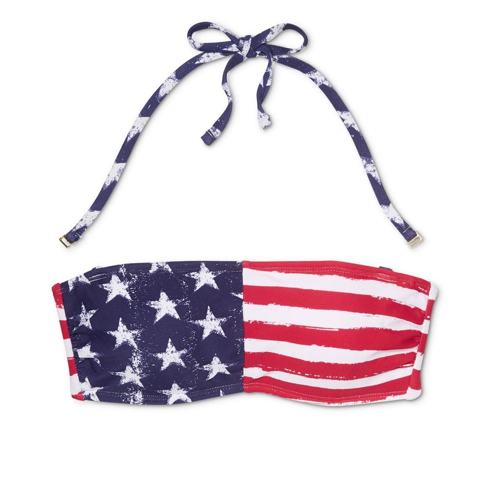 xhilaration bandeau swim top