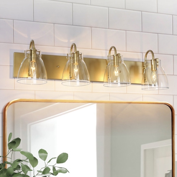 Brass vanity deals light fixtures