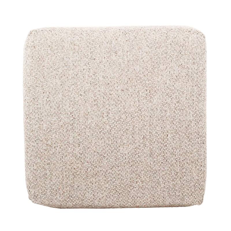 Allan Andrews No Tip Short Block Ottoman with Cover, Panama Collection