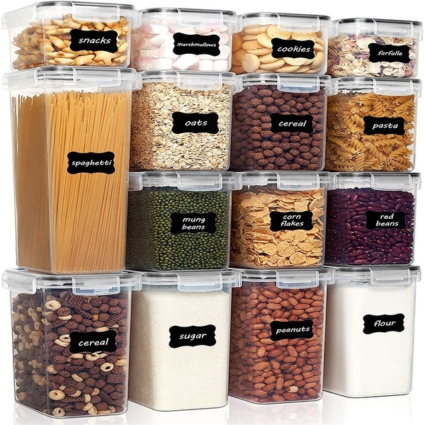 Airtight Food Storage Container Set 14 PC Kitchen Pantry