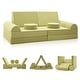 preview thumbnail 1 of 10, DoCred Kids Play Couch Sofa Set, Modular Toddler Sofa
