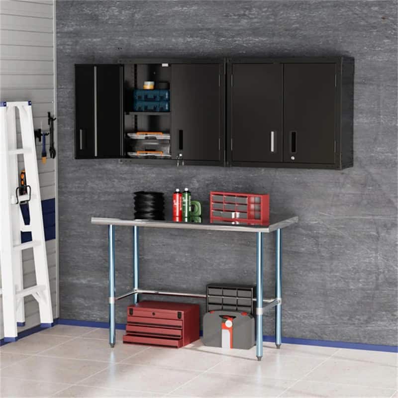 48 X 24 Inch Open Base Stainless Steel Table - N/A