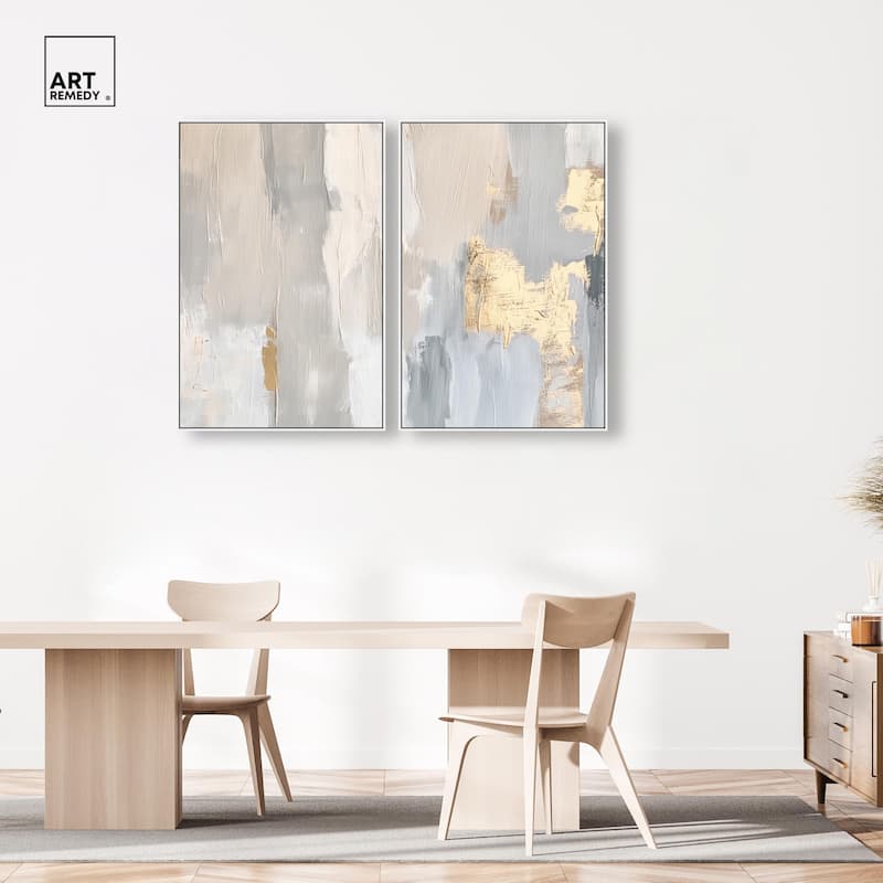 Gilded Driftwood I Canvas Set of 2 by Art Remedy