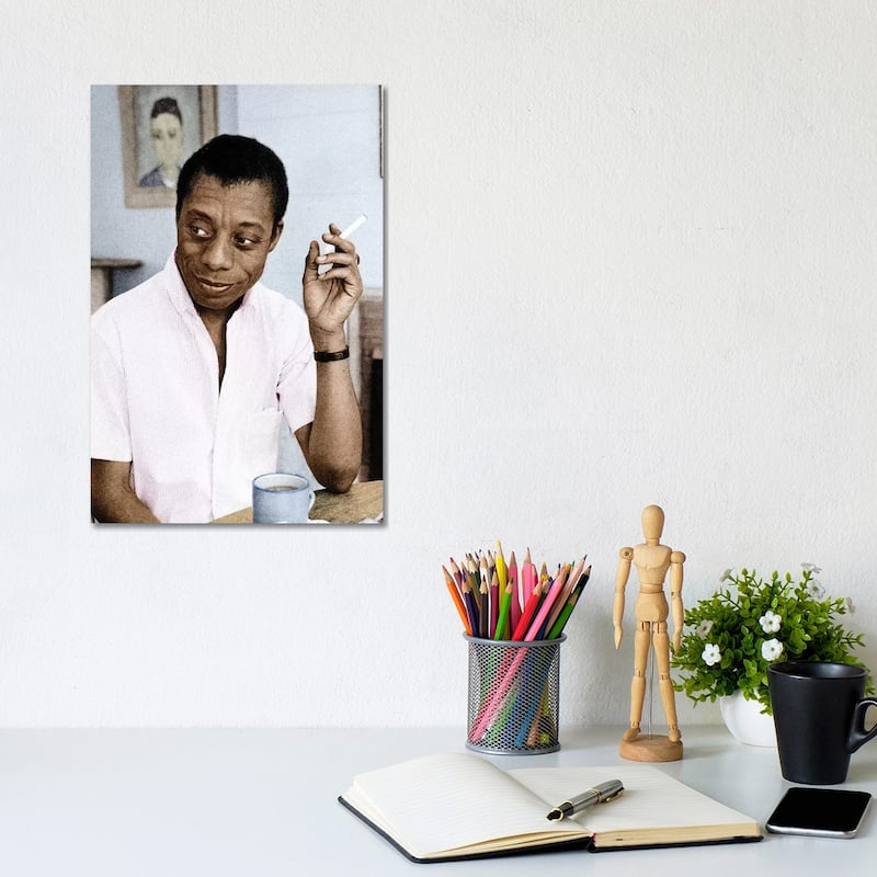 iCanvas "James Baldwin (1924-1987)" by Granger Canvas Print - 12x8x0.75