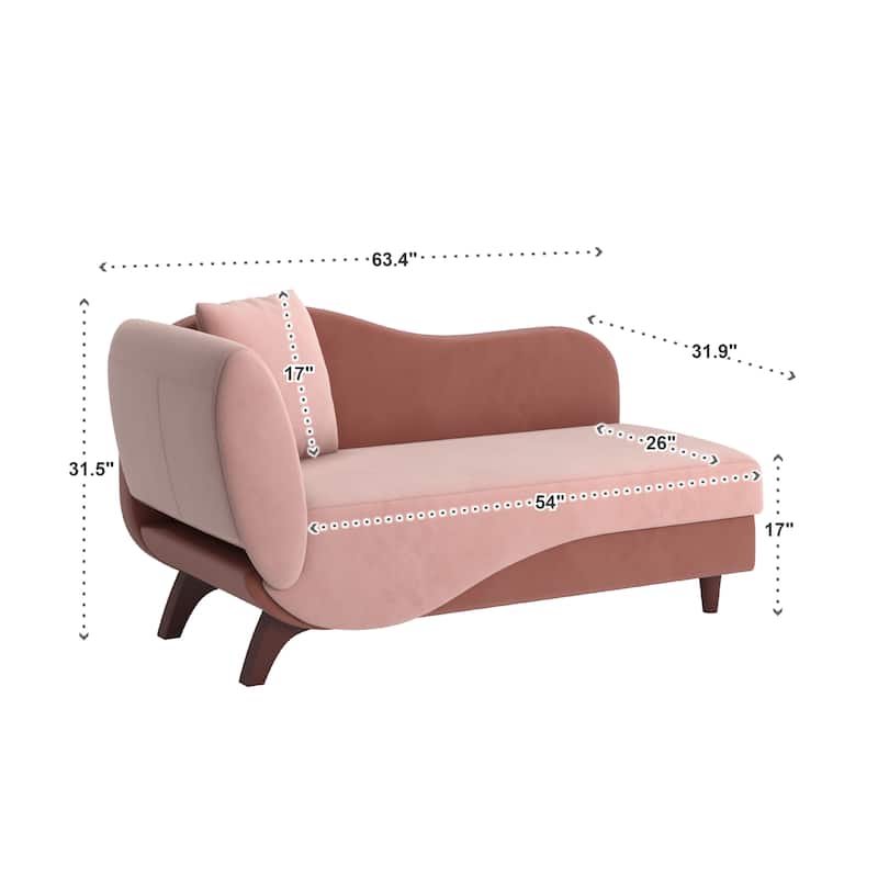 Aideen 2-tone Storage Chaise by iNSPIRE Q Modern