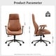 preview thumbnail 10 of 31, OVIOS Suede Fabric Ergonomic Office Chair High Back Lumbar Support