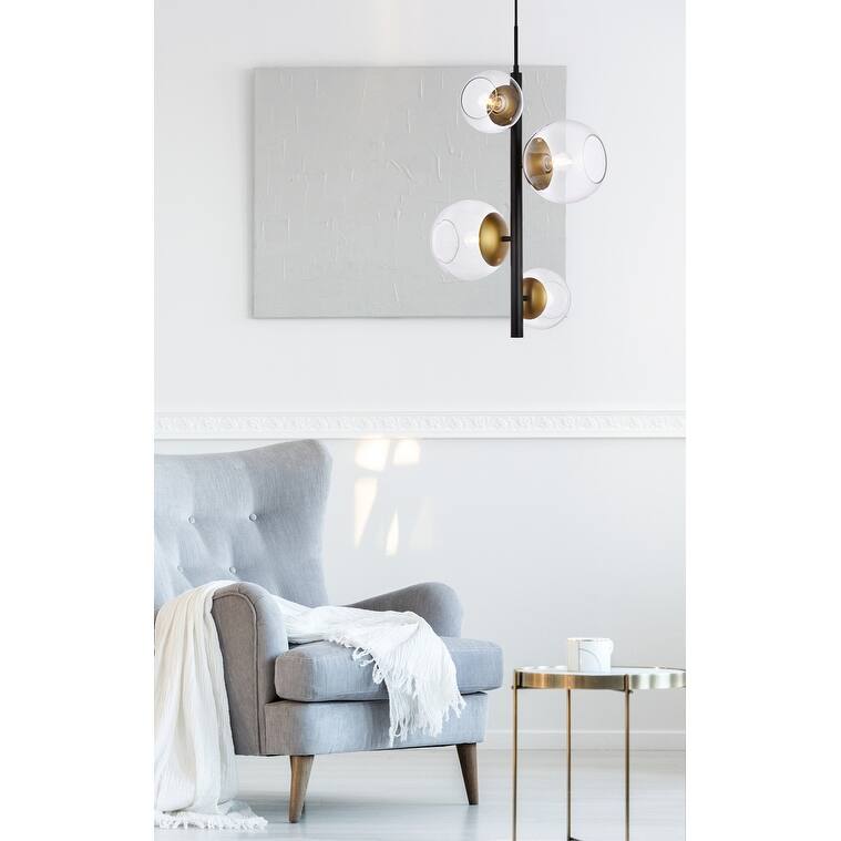 Warren 18 inch Pendant with Clear Shade - N/A
