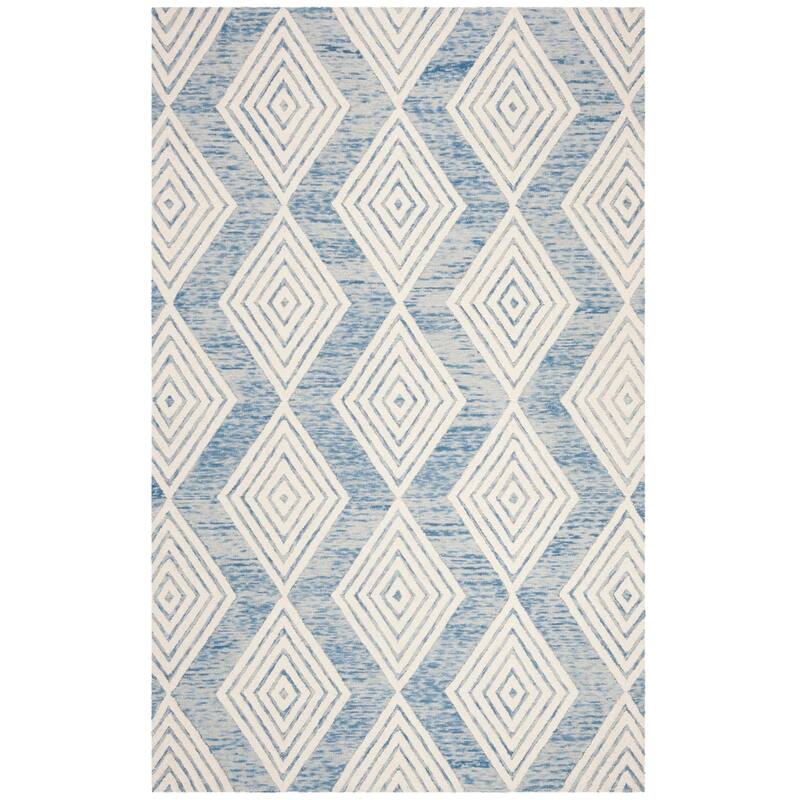 SAFAVIEH Handmade Blossom Miraldine Modern Floral Wool Rug
