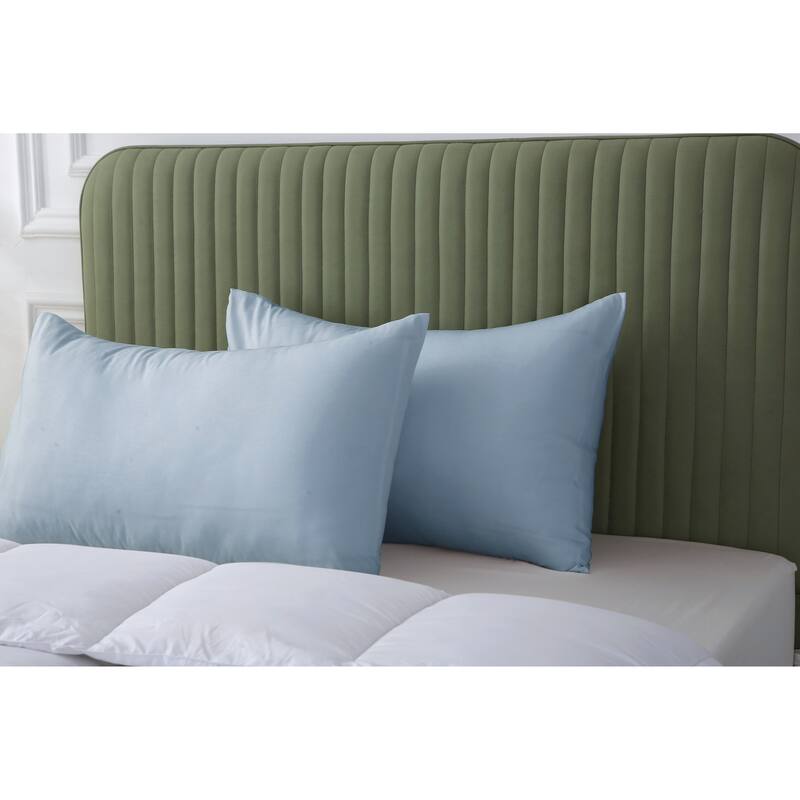Better Style Home Microfiber Pillowcase Pair - Standard - Light Blue