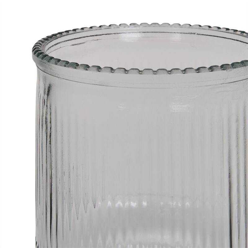 Javlergo Glass Flower Vases for Centerpiece Table Home Indoor Desk Decor, Crystal Vase, Glass Vase Thickening Design Suitable