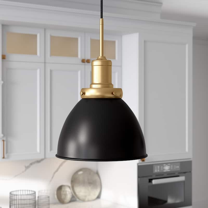 Madison 12" Pendant - Blackened Bronze