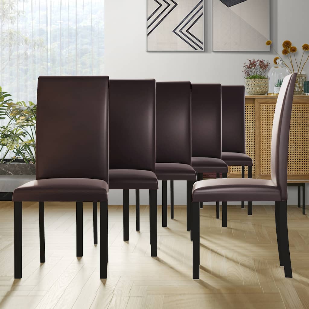 CraftPorch Classy Modern Dining Chairs (Set of 6)