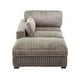 preview thumbnail 116 of 174, 41" W Plush Corduroy Chaise Lounge with Pillows