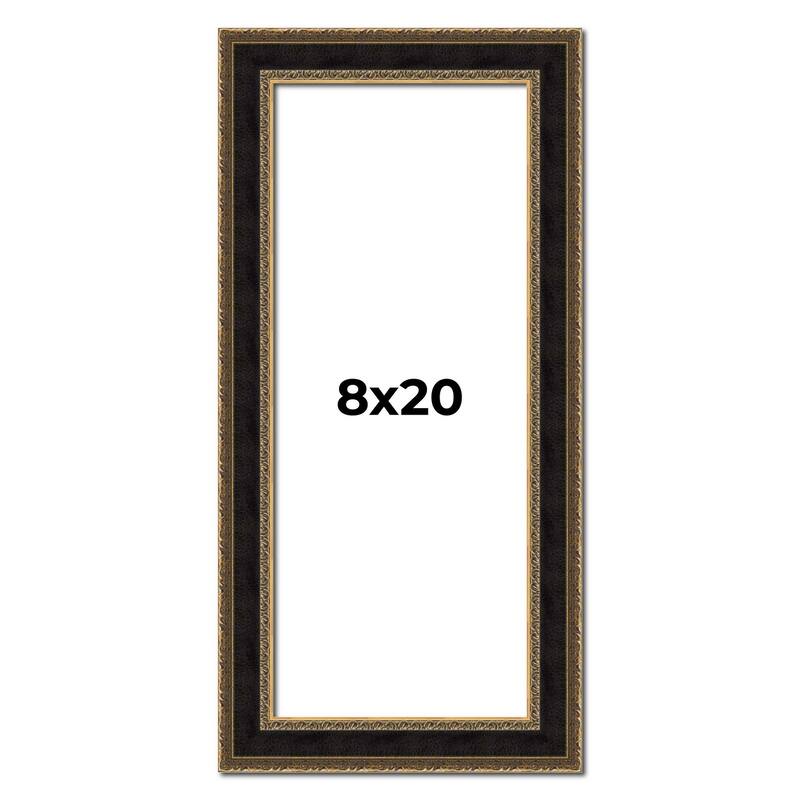 8x20 Frame Gold Antique Vintage Sold Wood Picture Frame | 1.75 Inch