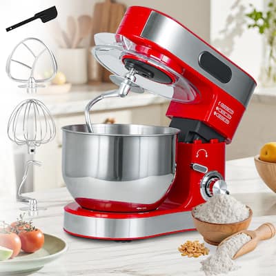 5.5-Quart Modern 6 Speeds Tilt-Head Kitchen Stand Mixer