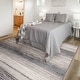 preview thumbnail 1 of 7, Gertmenian Flora Transitional Casual Modern Soft High-Low Polypropylene Polyester Indoor Area Rug Collection 5' 3" x 7' - Osian Blue - Rectangle