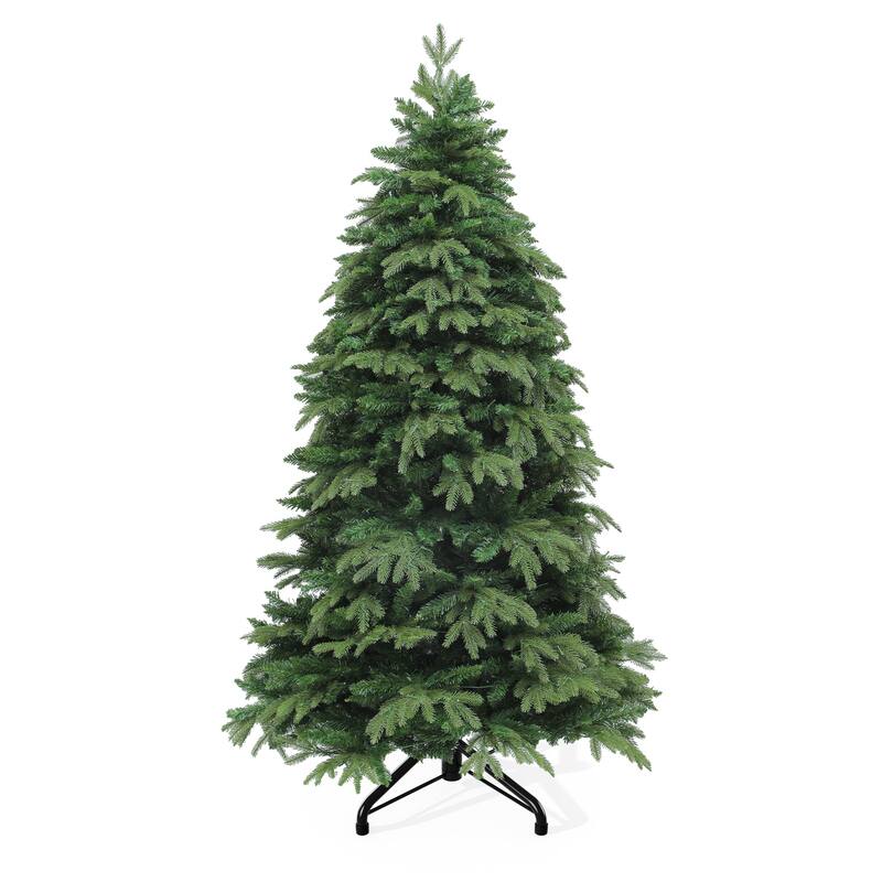 6.5ft Pre-Lit Artificial Spruce Christmas Tree with 350 Lights