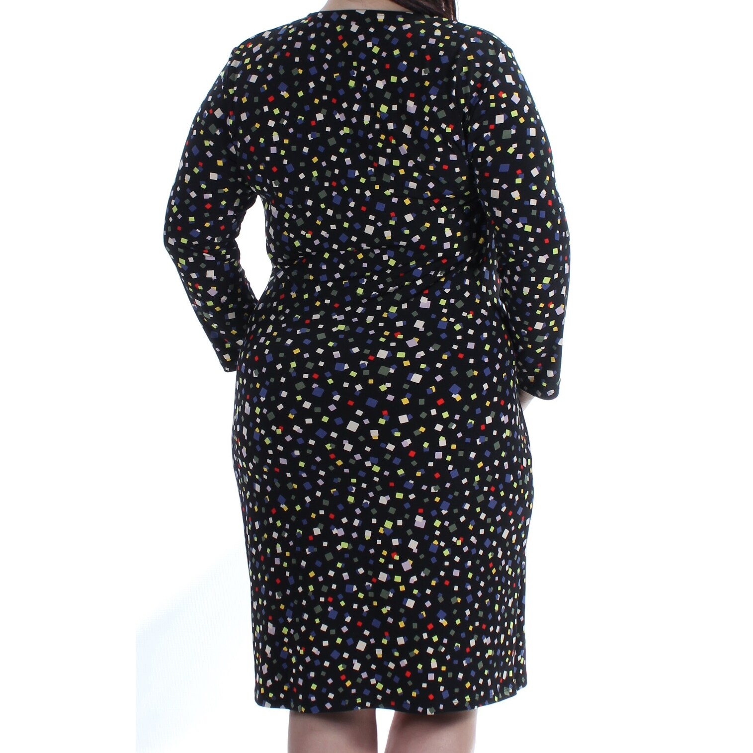 black wrap dress 16
