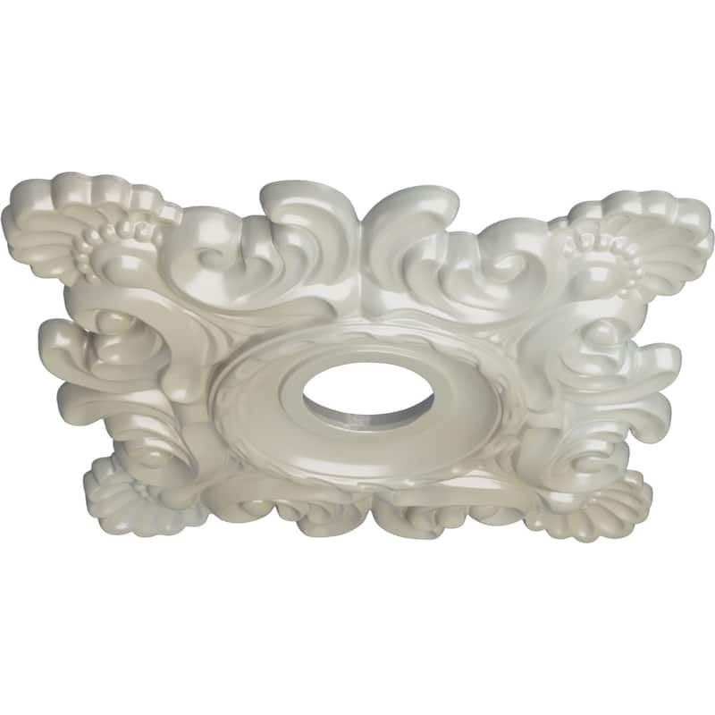 18"W x 18"H x 3 1/4"ID x 1 1/2"P Crawley Ceiling Medallion