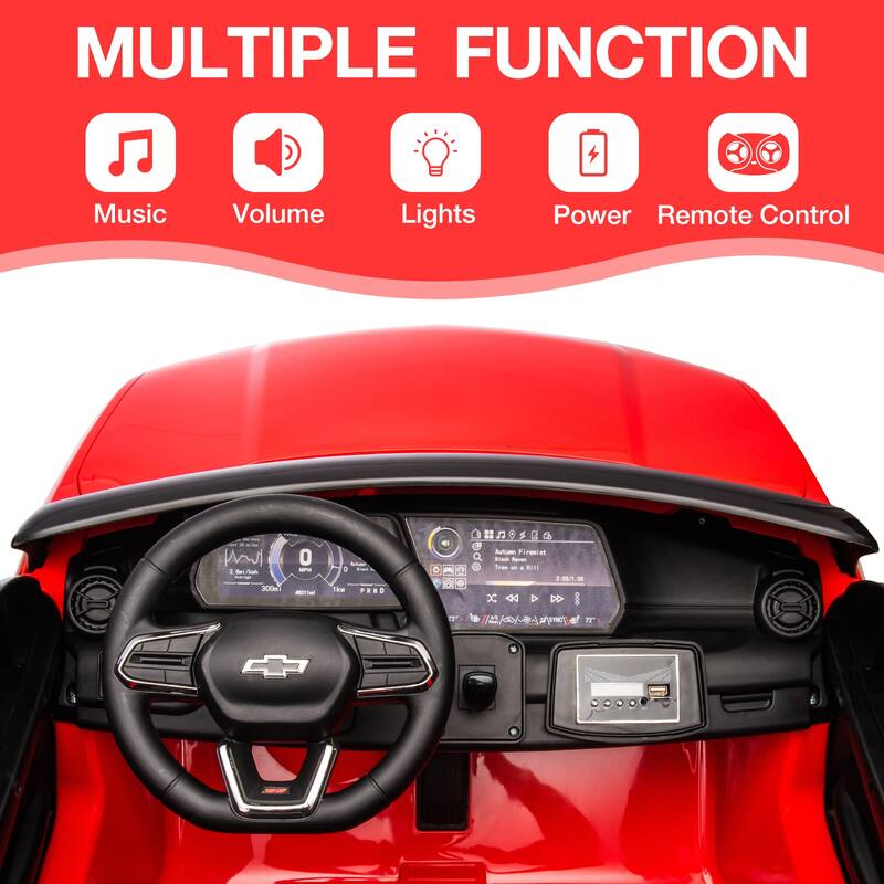 24V 2-Seater SUV Licensed Chevrolet Kids Ride On Car for Kids Best Gifts